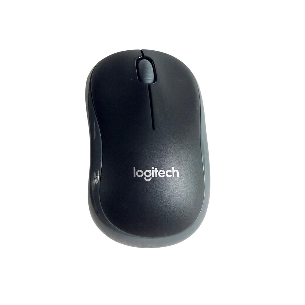 Logitech MiniM185 Wireless Optical Mouse Black Gray Compact 2.4GHz Nano Receiver